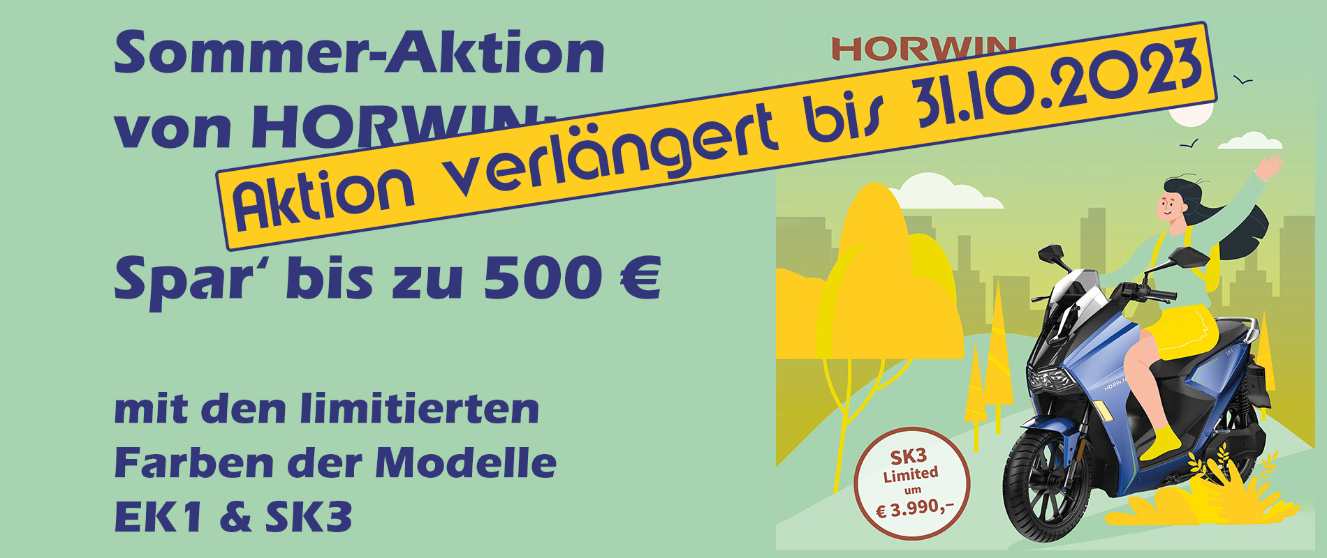 Horwin Limited Edition Sonderaktion verlängert