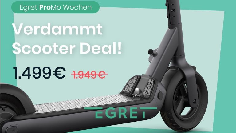 eScooter Egret Pro Aktionswochen