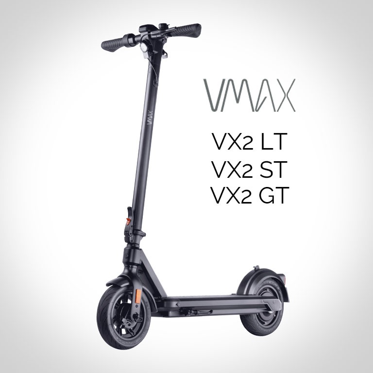 eScooter VMAX black in der Seitenansicht